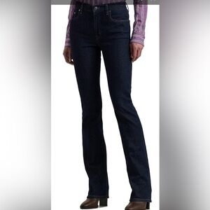 Lauren Jeans Co. Ralph Lauren bootcut dark blue wash Women's Jeans Sz 12 petite